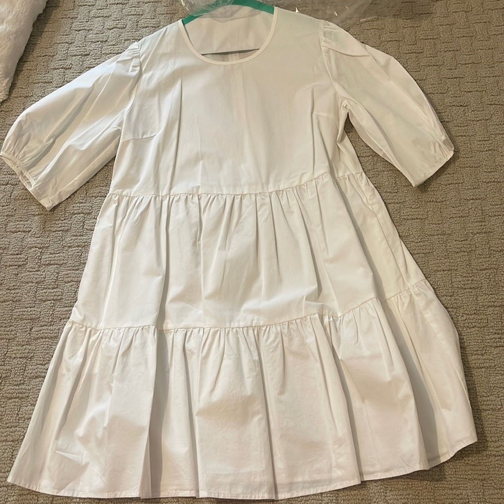 White Aqua Dress